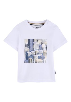 MET KORTE MOUWEN - T-shirt imprimé - blanc
