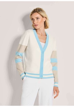 Strickjacke - light turquoise   putty   off-white