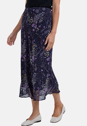 POPPY BIAS CUT ZODIAC PRINT MIDI  - Bleistiftrock - multi