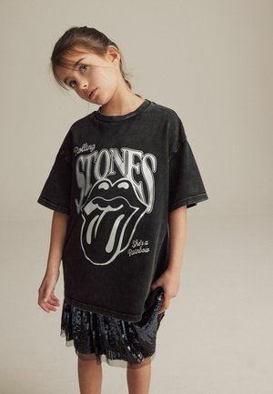Next BAND LICENSE - T-shirts print - black metallic