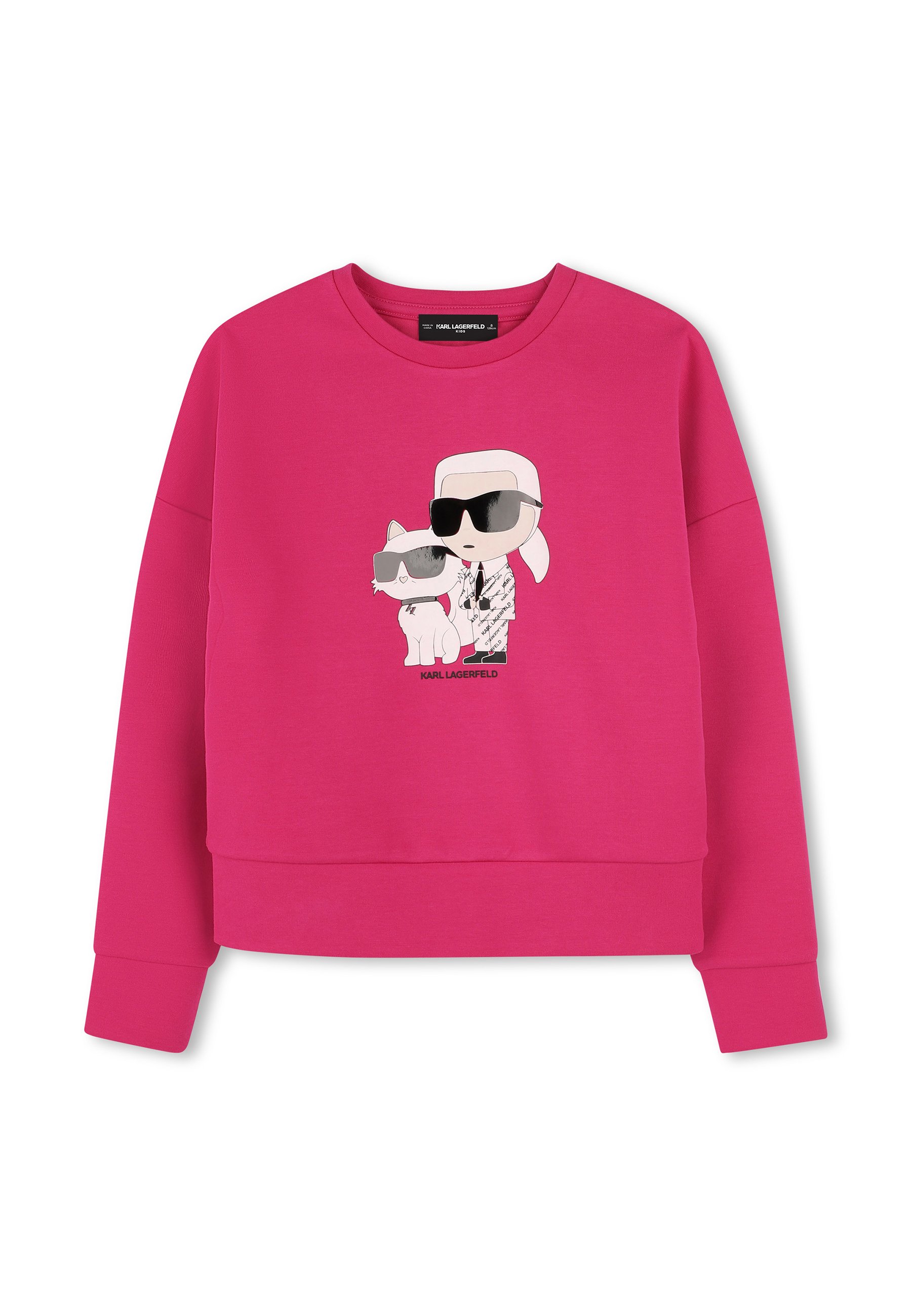 KARL LAGERFELD KIDS Sweatshirt fuschia/pink Zalando