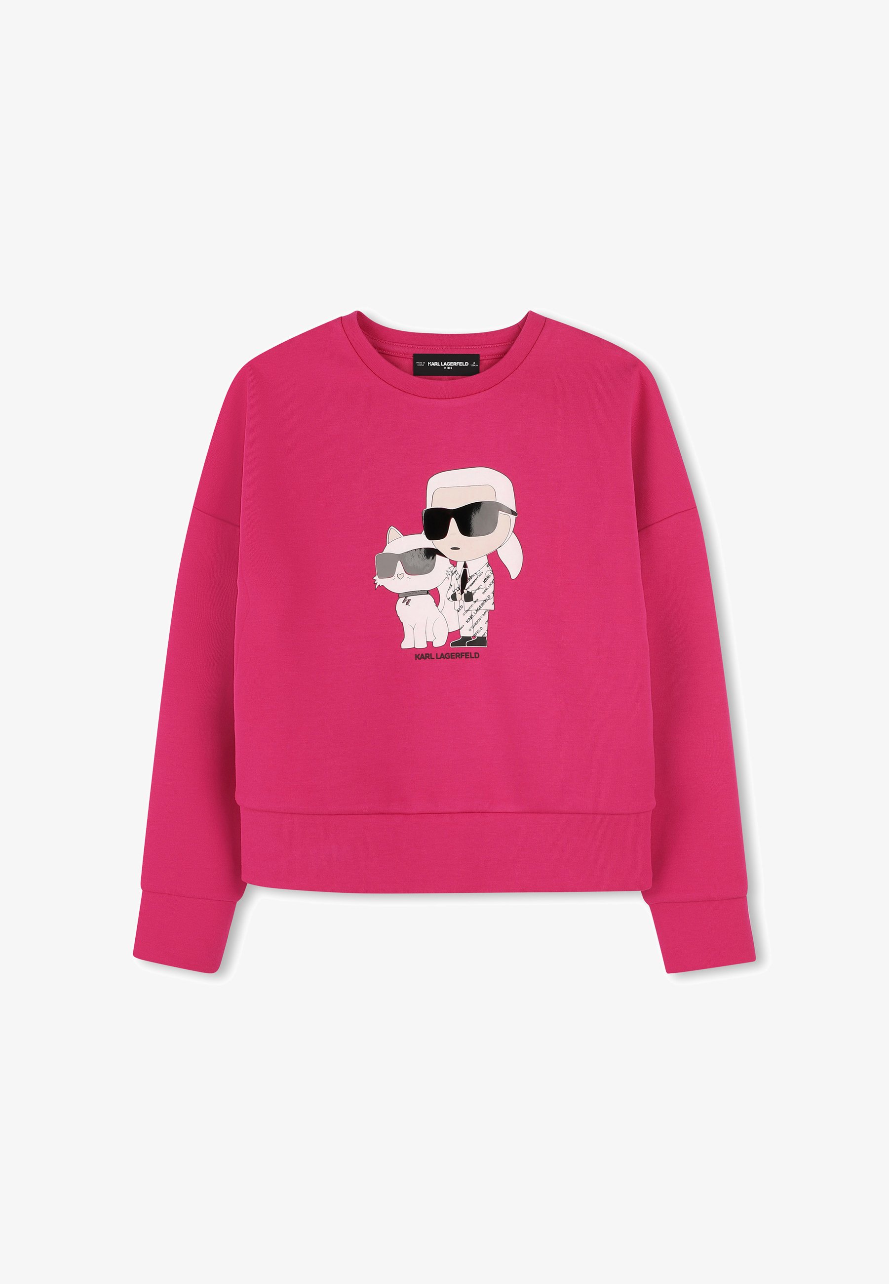 KARL LAGERFELD KIDS Sweatshirt fuschia/pink Zalando