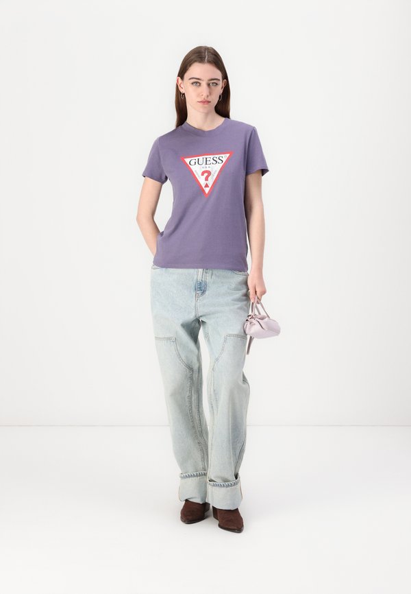 CLASSIC LOGO TEE - Print T-shirt - violet wash2