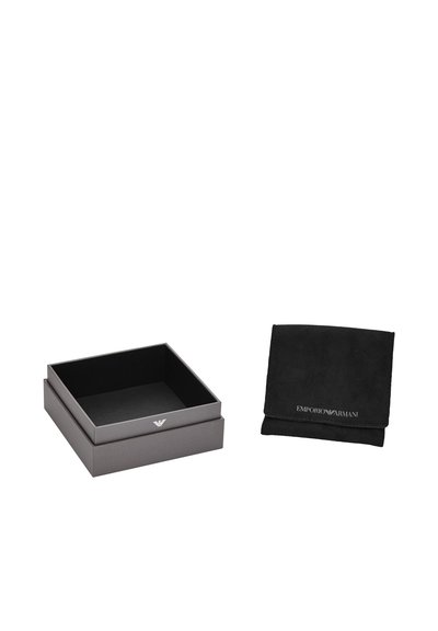 Emporio Armani EAGLE LOGO - Örhänge - silver coloured