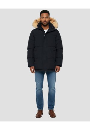 Schott HOODED - Veste d'hiver - marine