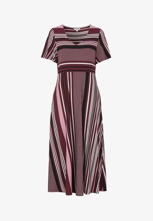 Cellbes of Sweden, PATTERNED - Hverdagskjole - wine red striped