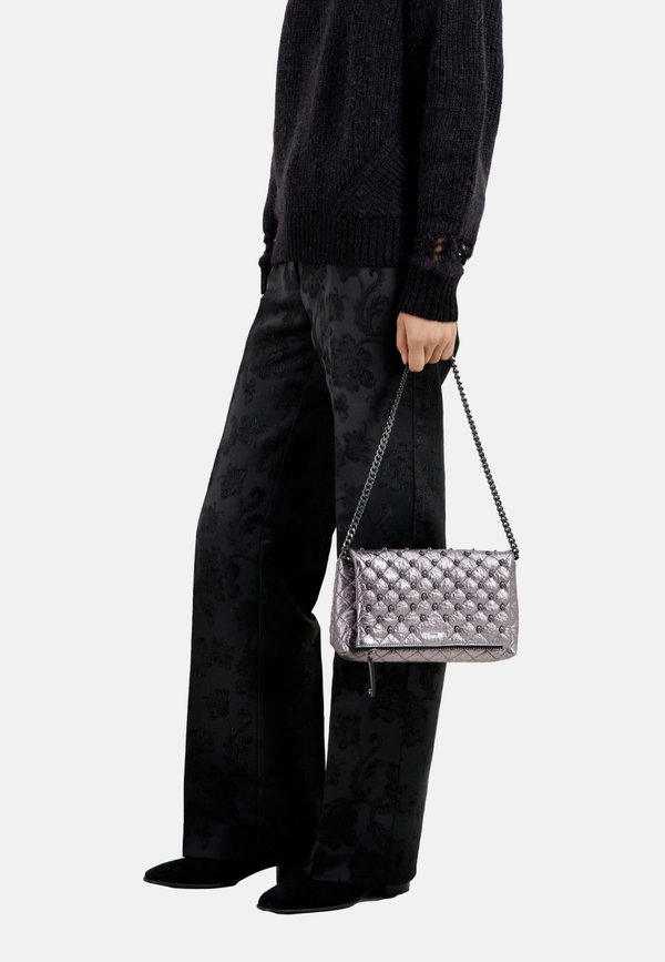 Cross body bag - gun metal4