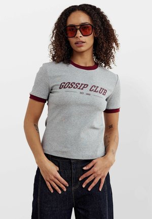 GOSSIP - Trükipildiga T-särk - medium grey mel