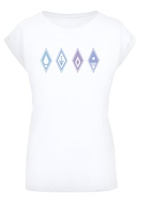 F4NT4STIC DISNEY FROZEN 2 SYMBOLS WITH EXTENDED SHOU - T-shirts med print - white