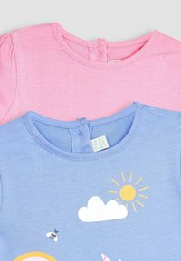JoJo Maman Bébé 2-PACK REGULAR FIT - Trükipildiga T-särk - lilac purple unicorn & pink