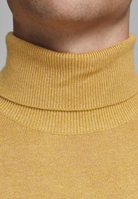 Jack & Jones JJEEMIL ROLL NECK - Neule - spicy mustard