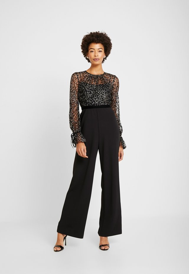 GLITTER - Tuta jumpsuit - black/gold