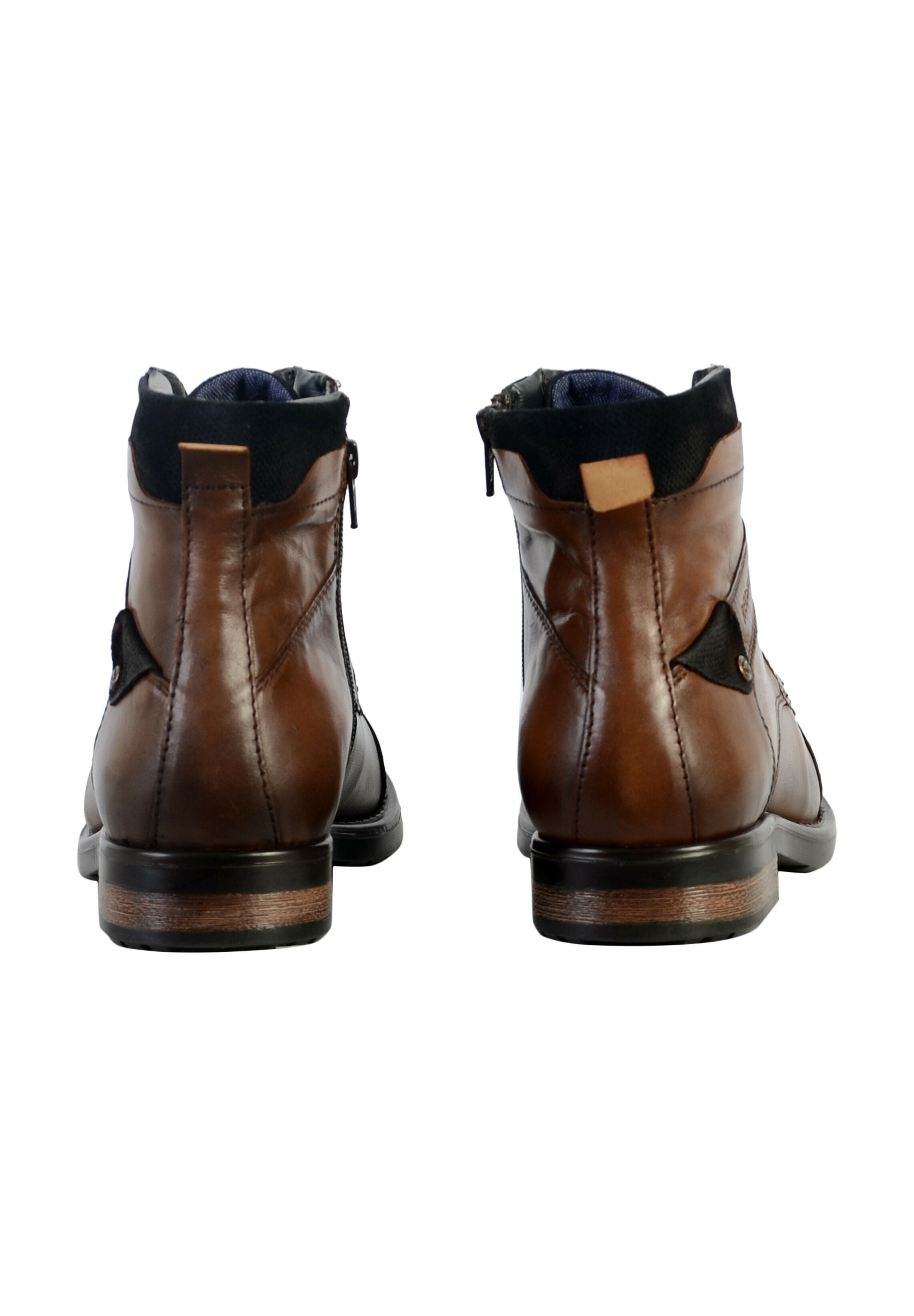 Redskins Hopeso - Scarpe Da Ginnastica In Pelle Marrone Cognac - Uomo - 42 EU - copertina