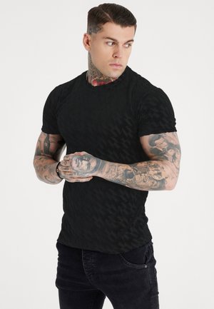 MESSI X SIKSILK TOWELLING TEE - T-shirt con stampa - black