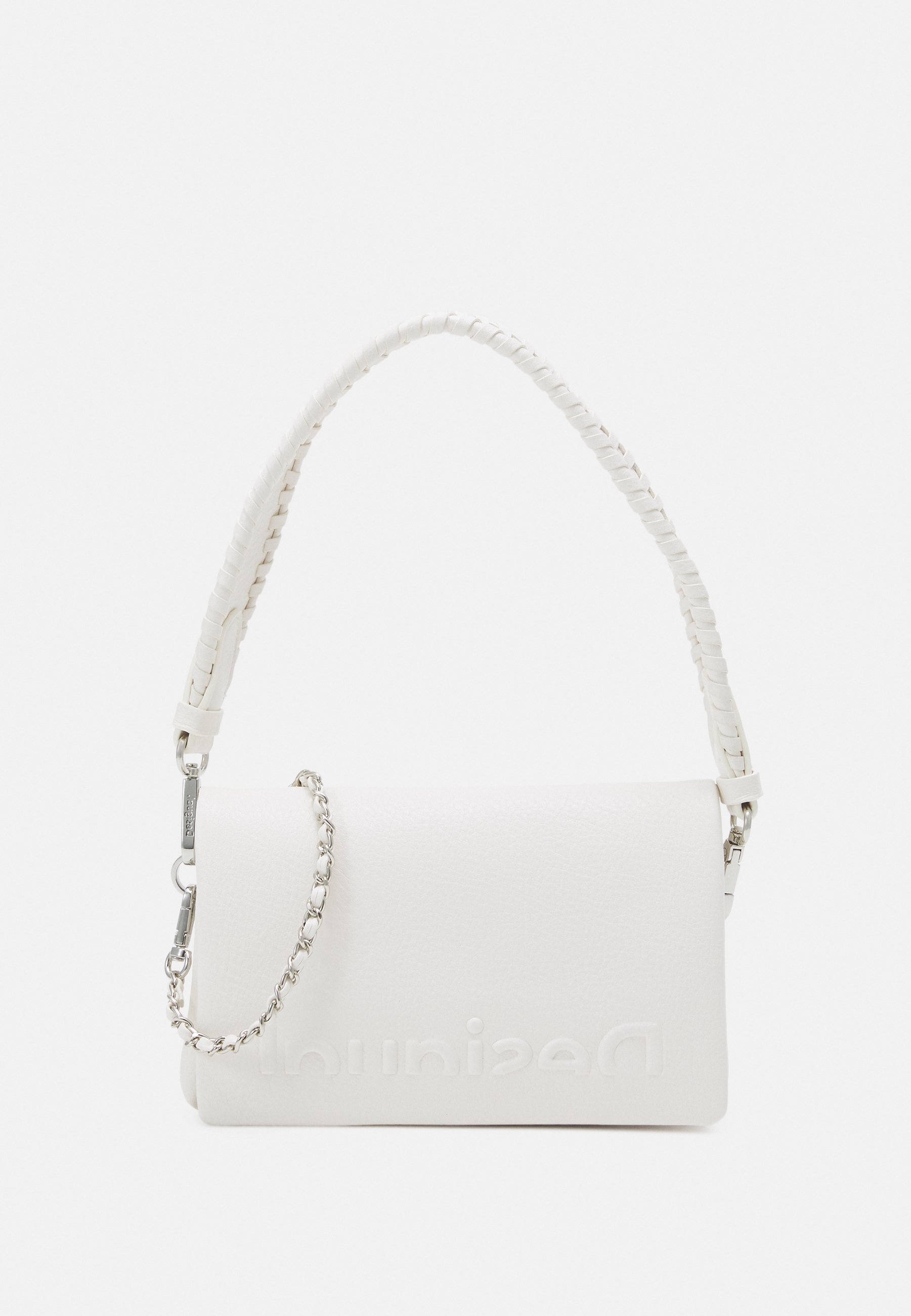 Desigual BAG HALF LOGO DORTMUND FLAP - Bolso de mano - white/blanco - Zalando.es