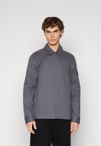 Calvin Klein MODERN OVERSHIRT - Camisa - iron gate