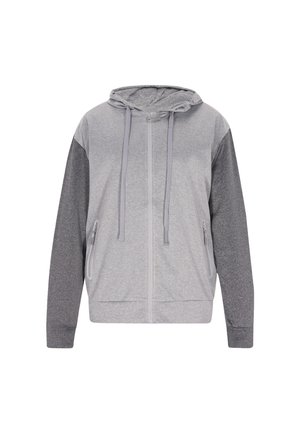 Zip-up sweatshirt - hellgrau melange
