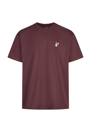 Iriedaily, IRIEDAILY T-SHIRT FLAGLIGHTER - T-Shirt print - aubergine