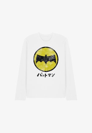 DC COMICS - BATMAN, BATMAN KANJI VINTAGE LOGO - Long sleeved top - white