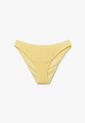 Calzedonia, CRINCKLE WAVES - Braguita de bikini - yellow