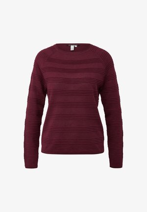 QS, STRICKPULLOVER - Trui - bordeaux