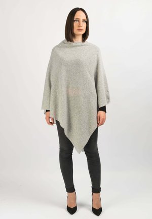 PONCHO - Cape - grigio