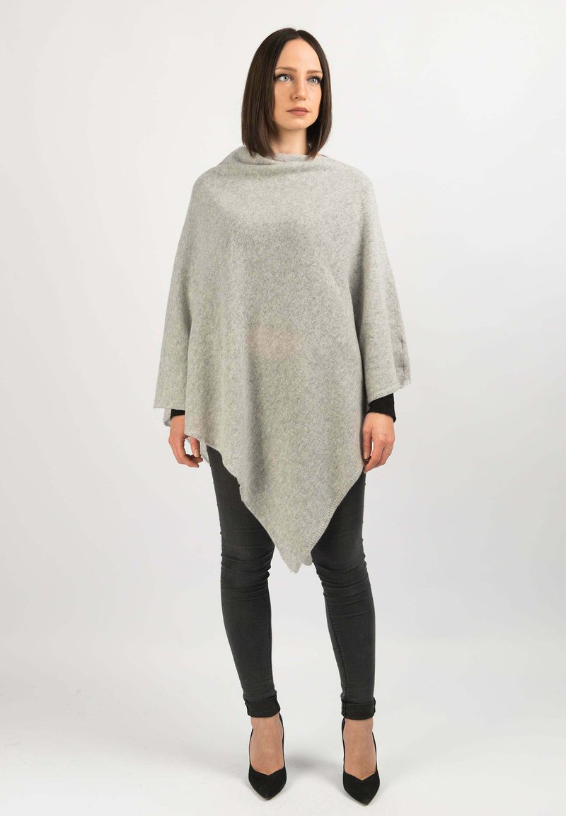 Dalle Piane Cashmere PONCHO - Pončo - grigio