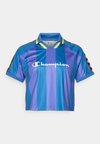 SPORTS HERITAGE V NECK POLO - Camiseta estampada - blue