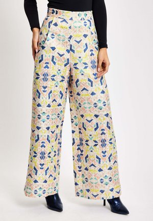 SHINY WIDE LEG  - Trousers - multi coloured