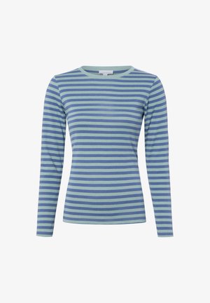 brookshire, BROOKSHIRE LANGARMSHIRT - Langarmshirt - blau mint