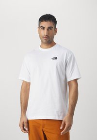 The North Face - ESSENTIAL TEE - T-shirt print - white Miniatuurafbeelding 1