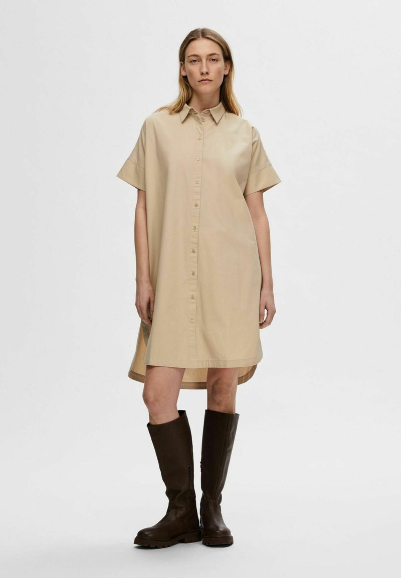 Selected Femme Blousejurk beige