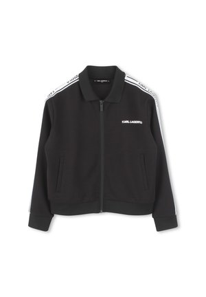 ZIPPÉ À POCHES - Sweat zippé - black