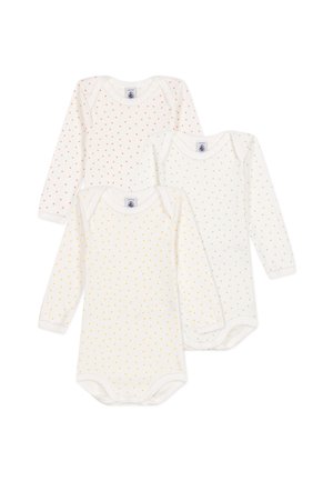 Petit Bateau BABY UNISEX 3 PACK - Body - white/multu-coloured