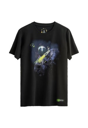 CHECKPOINT - Print T-shirt - tar