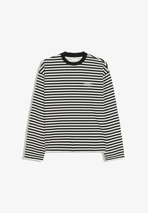 Bershka, LONG SLEEVE PRINT T-SHIRT - T-shirt à manches longues - white