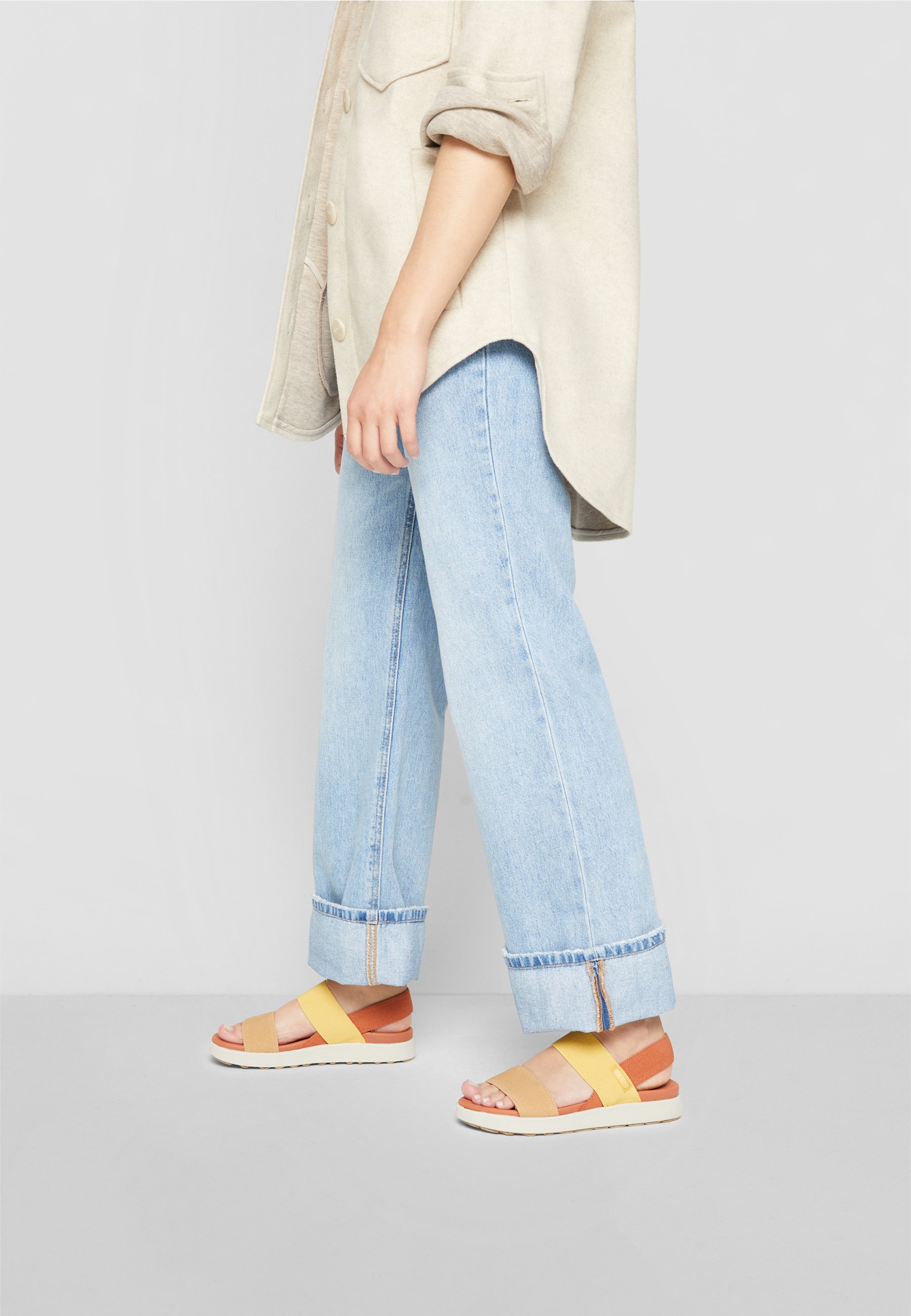 Keen ELLE BACKSTRAP - Sandali da trekking - fossil orange/silver  birch/arancione - Zalando.it