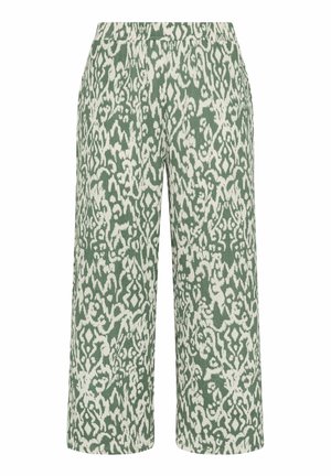 Evans, PLUS SIZE WIDE LEG TROUSERS. - Housut - light green