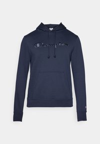 ICONS TONAL HOODIE LARGE LOGO - Majica s kapuljačom - navy