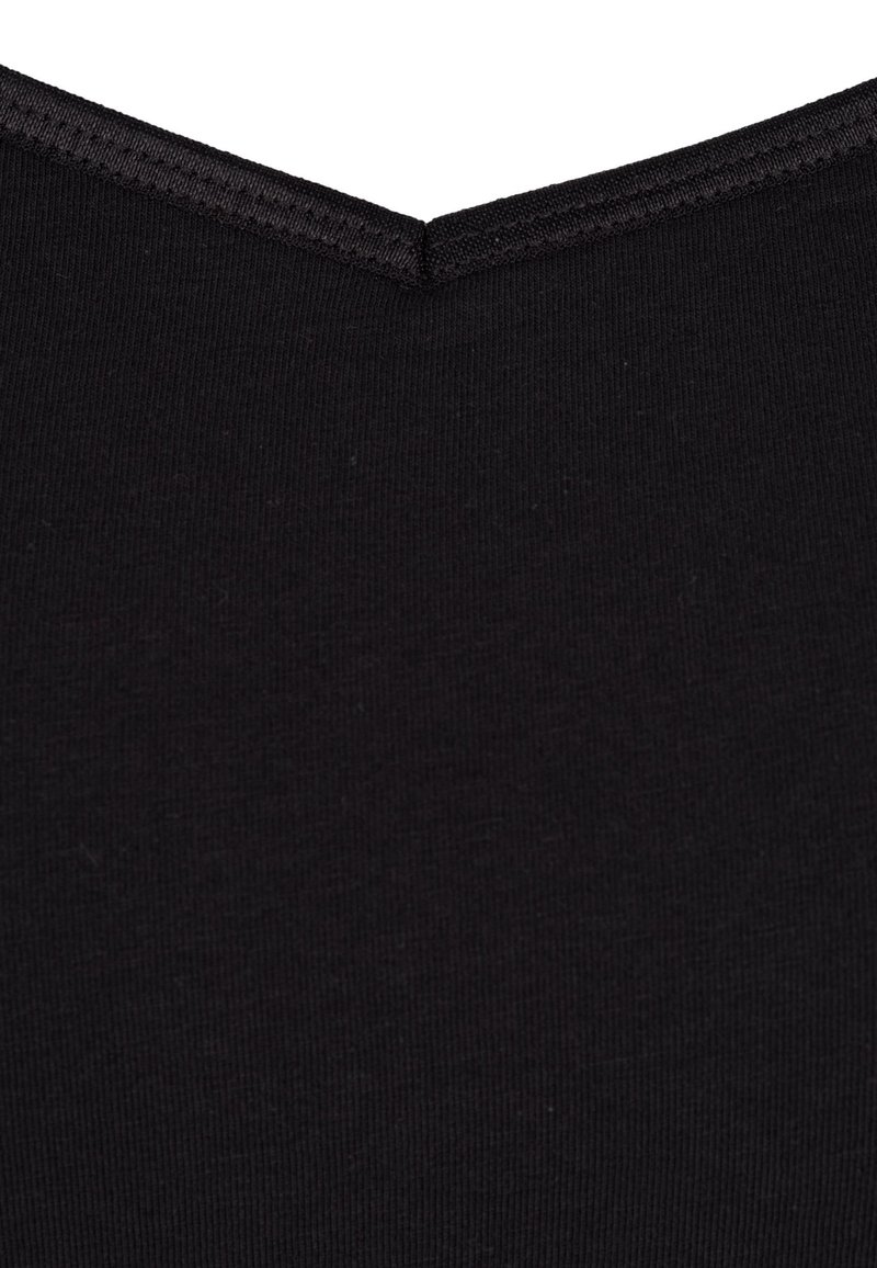 Damen T-Shirts | Zizzi Top black/schwarz - NO02993 Damen T-Shirts | Zizzi Top black/schwarz - NO02993