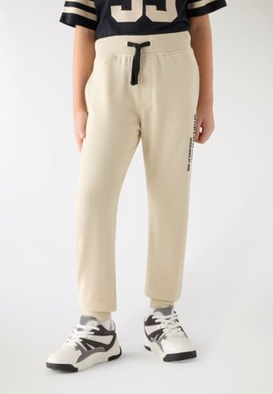 Terranova, CON STAMPA LATERALE - Pantaloni sportivi - bianco perla