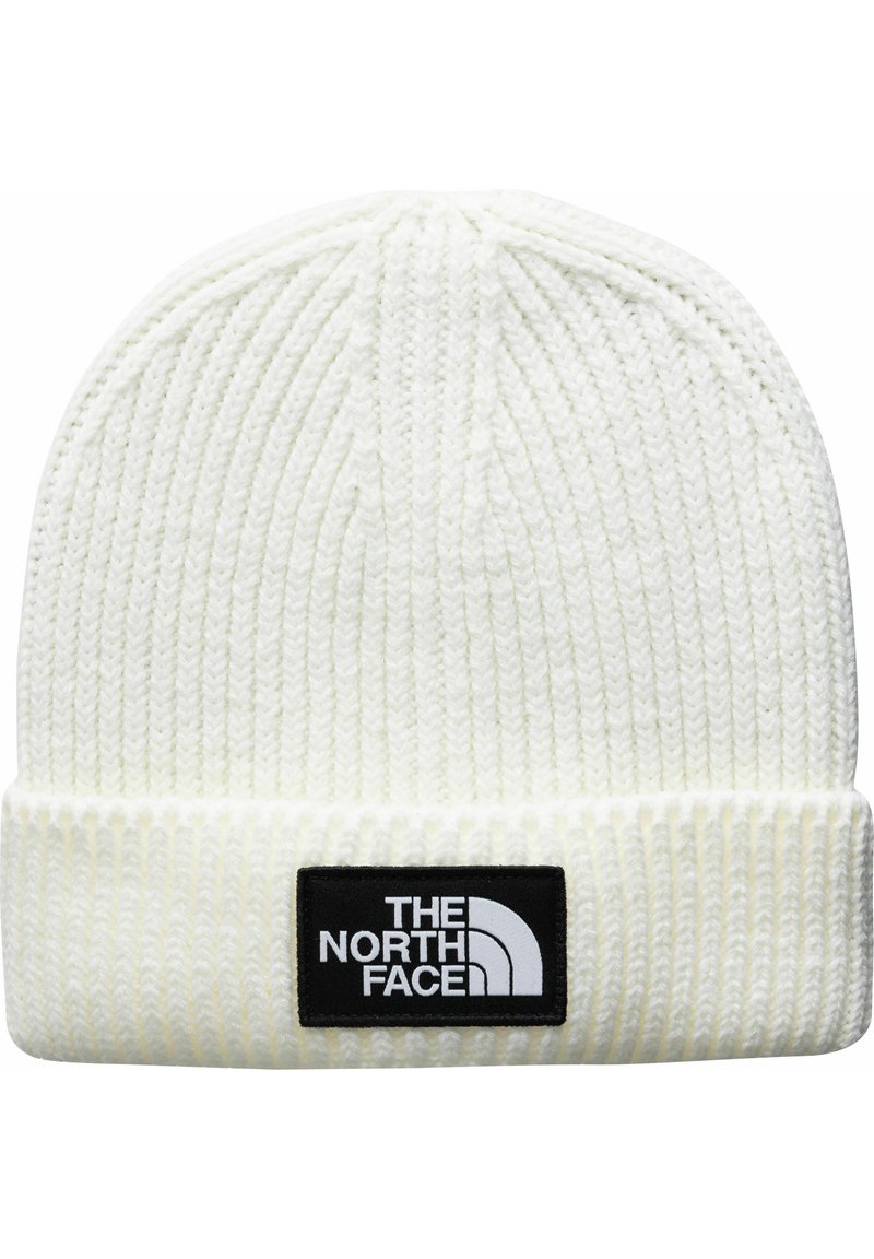 The North Face LOGO BOX CUFFED UNISEX - Beanie - gardenia white