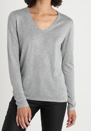 Jersey de punto - mottled grey