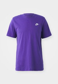 CLUB TEE - Paprasti marškinėliai - wild grape/white