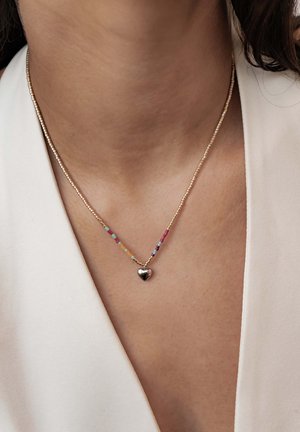 Hey Happiness, SUMMER BEAD HEART - Collar - silver-coloured