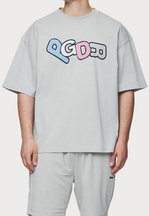 T-shirt med print - grey