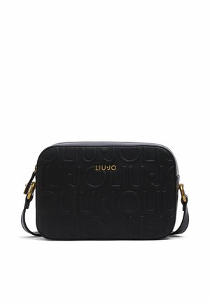 LIU JO, LIU JO MEDIUM CROSSBODY BAG WITH LOGO - Schoudertas - black