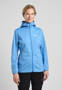 Jack Wolfskin Felpa con zip - mid blue