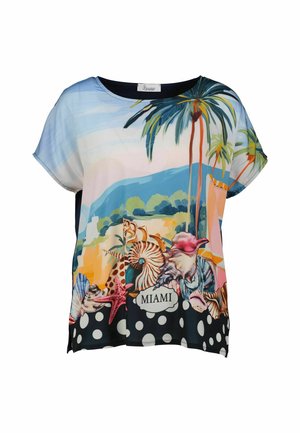 MIAMI - Print T-shirt - weiss