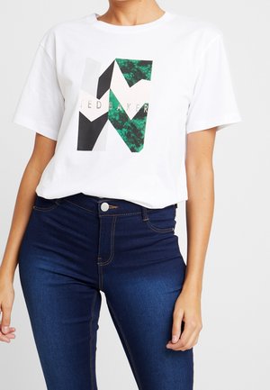 Printtipaita - white